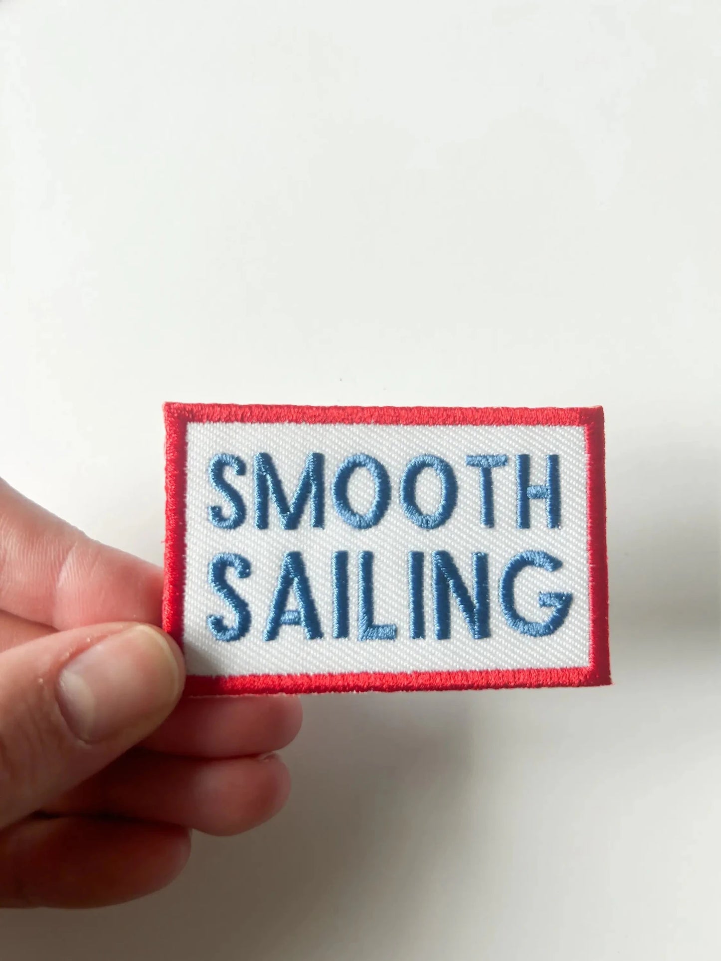 Smooth Sailing Embroidered Iron - On Patch - Bria Blair Creative