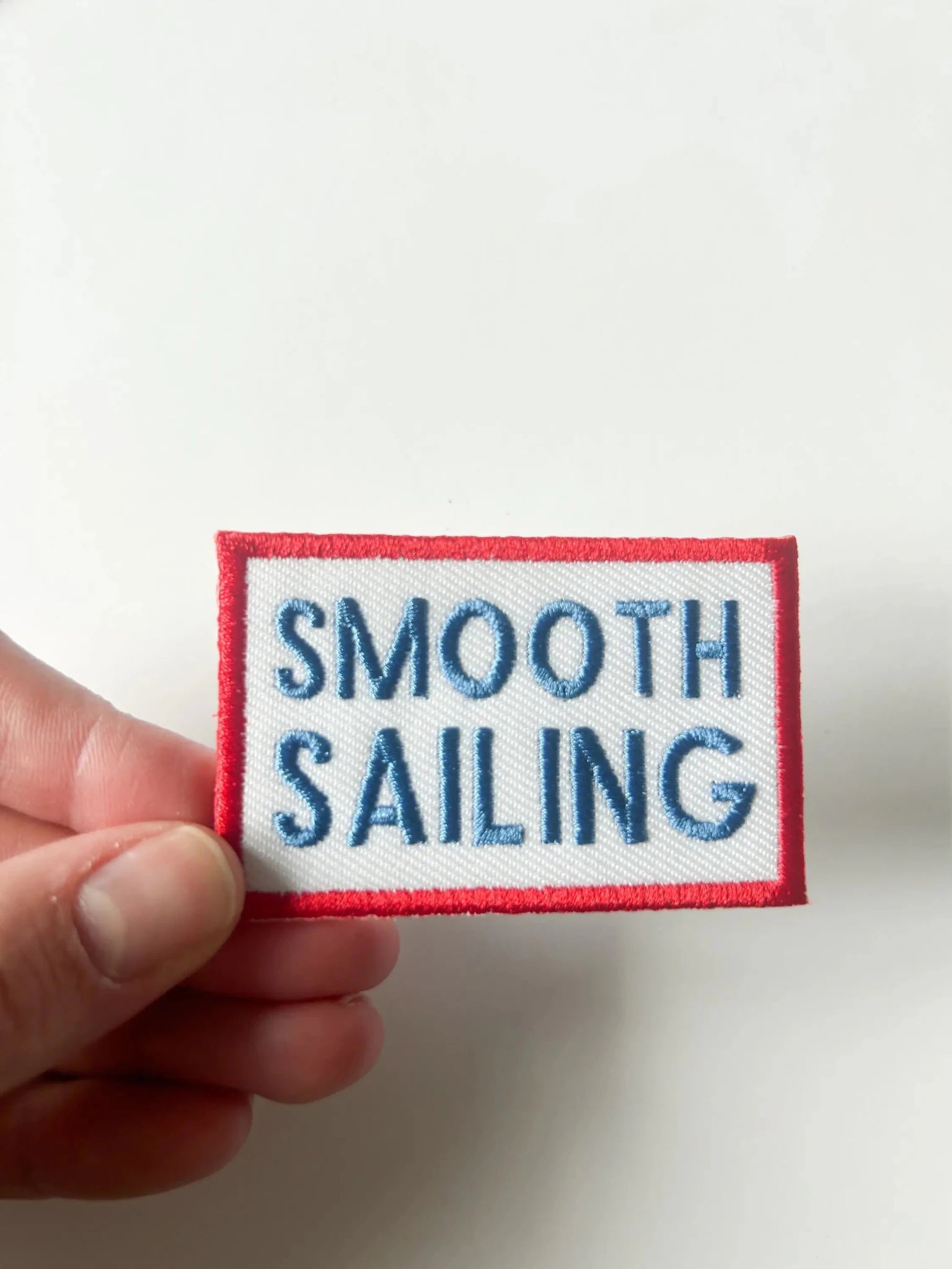 Smooth Sailing Embroidered Iron - On Patch - Bria Blair Creative