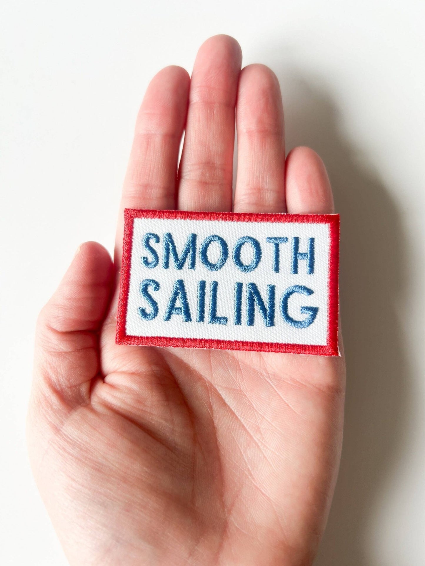 Smooth Sailing Embroidered Iron - On Patch - Bria Blair Creative
