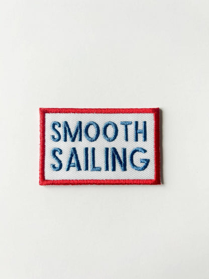 Smooth Sailing Embroidered Iron - On Patch - Bria Blair Creative