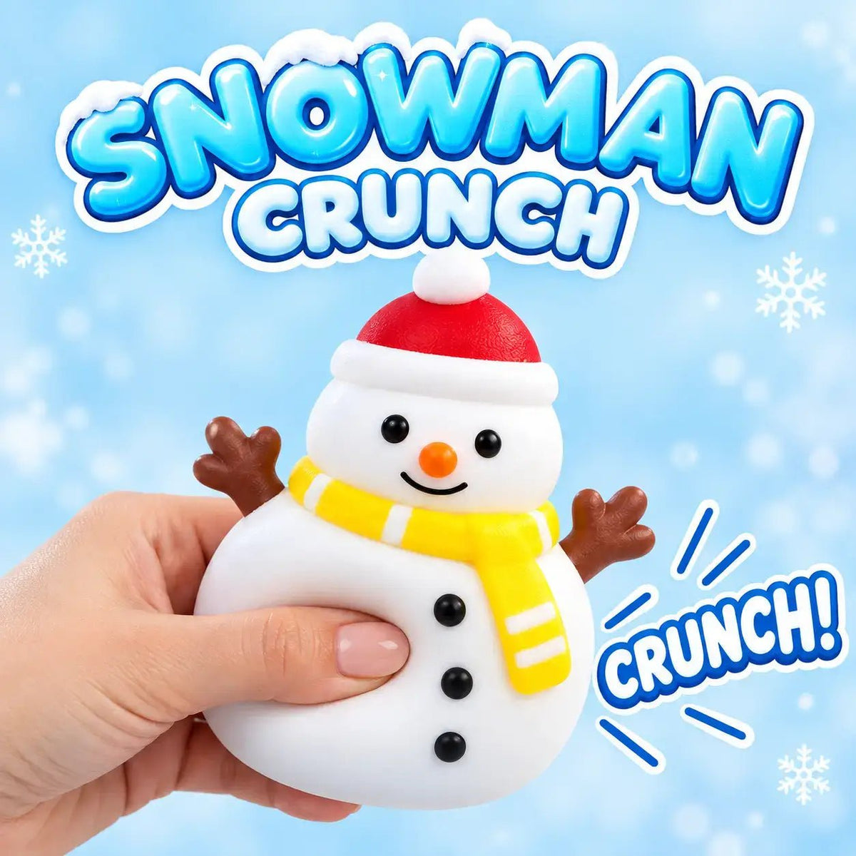Snowman Crunch ASMR Squishy (Christmas Edition) - Bria Blair Creative