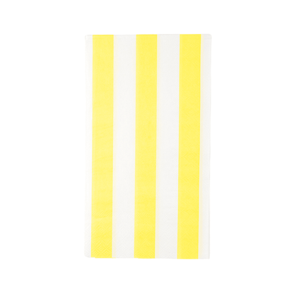 SOLEIL YELLOW CABANA STRIPE GUEST TOWELS - Bria Blair Creative