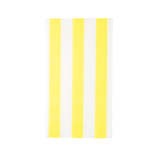 SOLEIL YELLOW CABANA STRIPE GUEST TOWELS - Bria Blair Creative