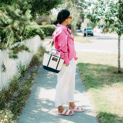 Sonoma Crossbody Convertible Tote: Blue - Bria Blair Creative