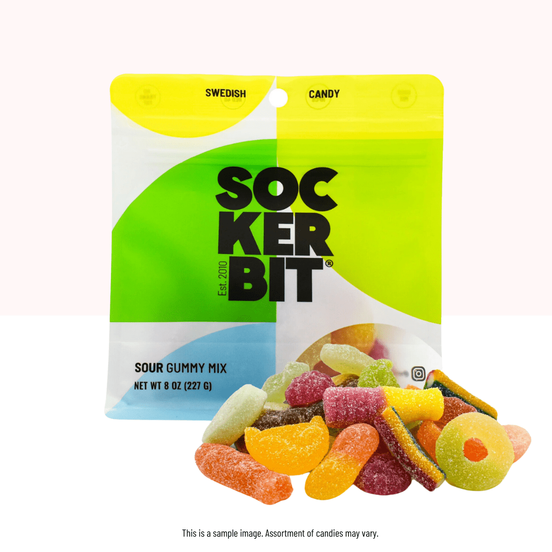 Sour Mix Swedish Candy Bag - Bria Blair Creative