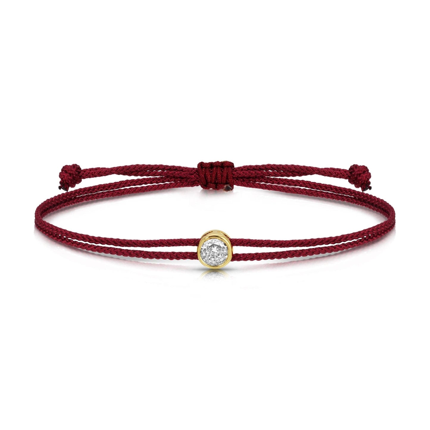 Sparkling Circle Adjustable Slider Bracelet: Black - Bria Blair Creative