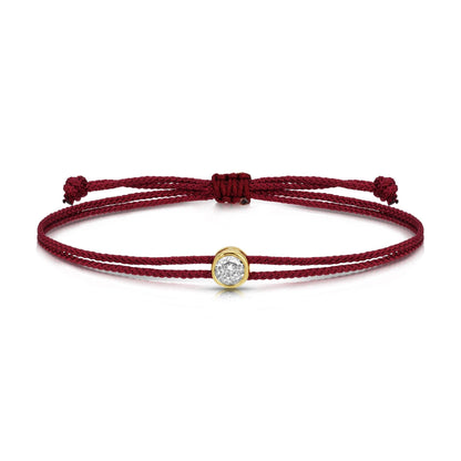 Sparkling Circle Adjustable Slider Bracelet: Black - Bria Blair Creative