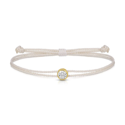 Sparkling Circle Adjustable Slider Bracelet: Burgundy - Bria Blair Creative