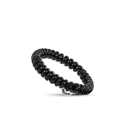 Spiral Hair Coils | Small | Jet Black Hair Ties - Bria Blair Creative