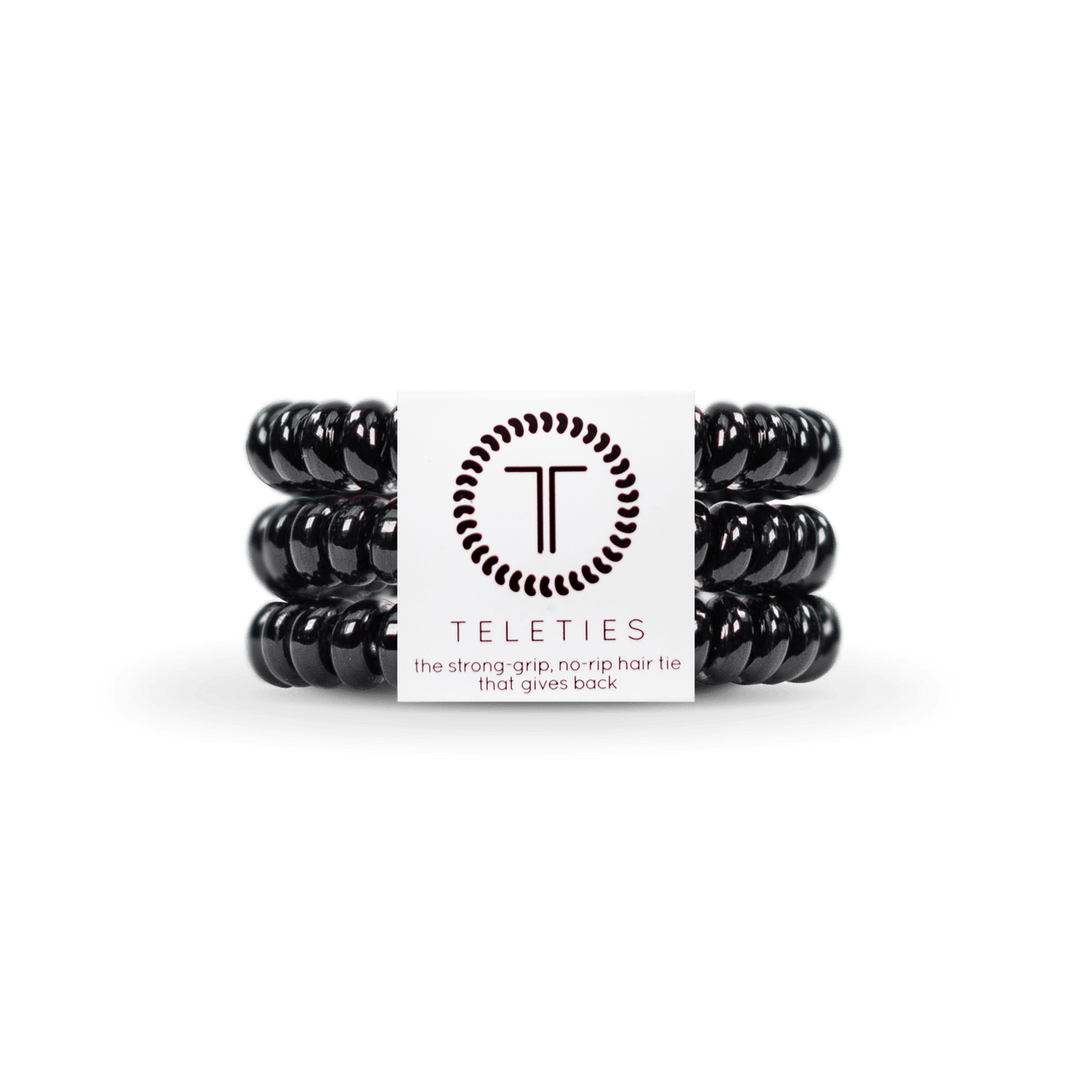 Spiral Hair Coils | Small | Jet Black Hair Ties - Bria Blair Creative