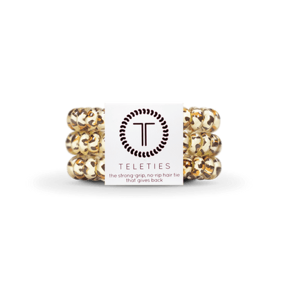 Spiral Hair Coils | Small | Leopard Hair Ties - Bria Blair Creative