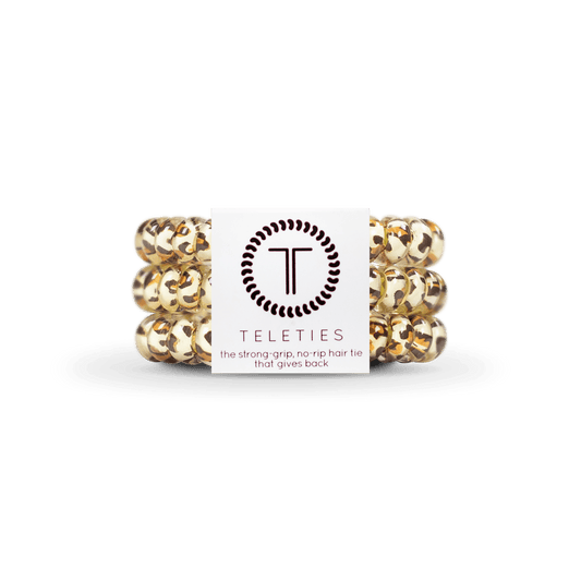 Spiral Hair Coils | Small | Leopard Hair Ties - Bria Blair Creative