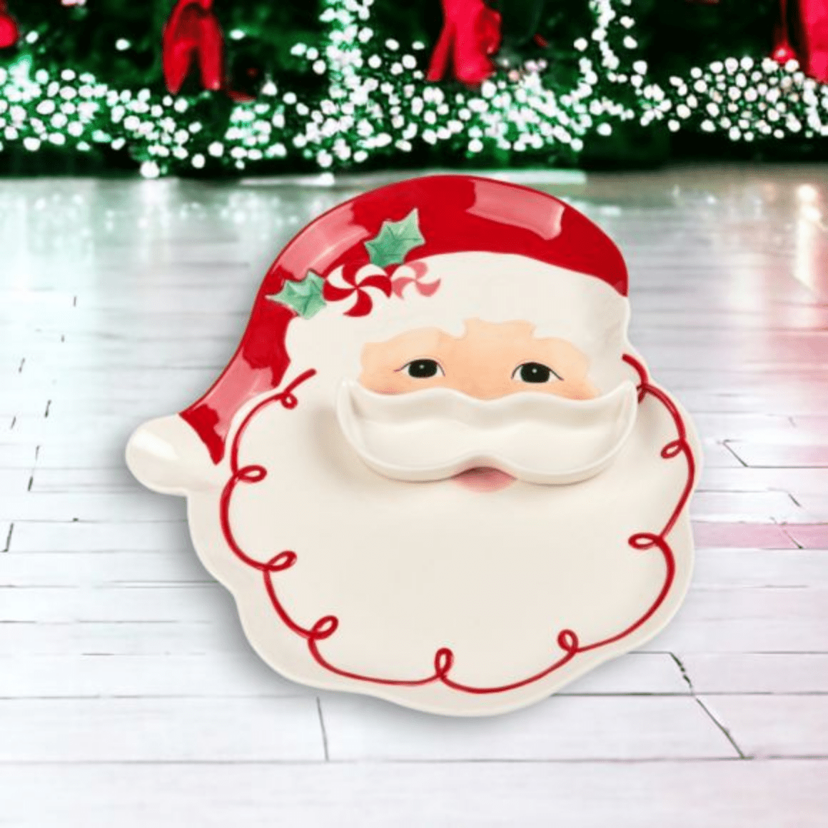 Sprinkles Santa Platter - Bria Blair Creative