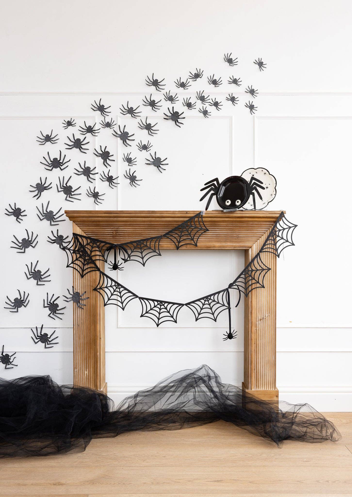 SPW1202 - Spider Web Bunting Banner - Bria Blair Creative