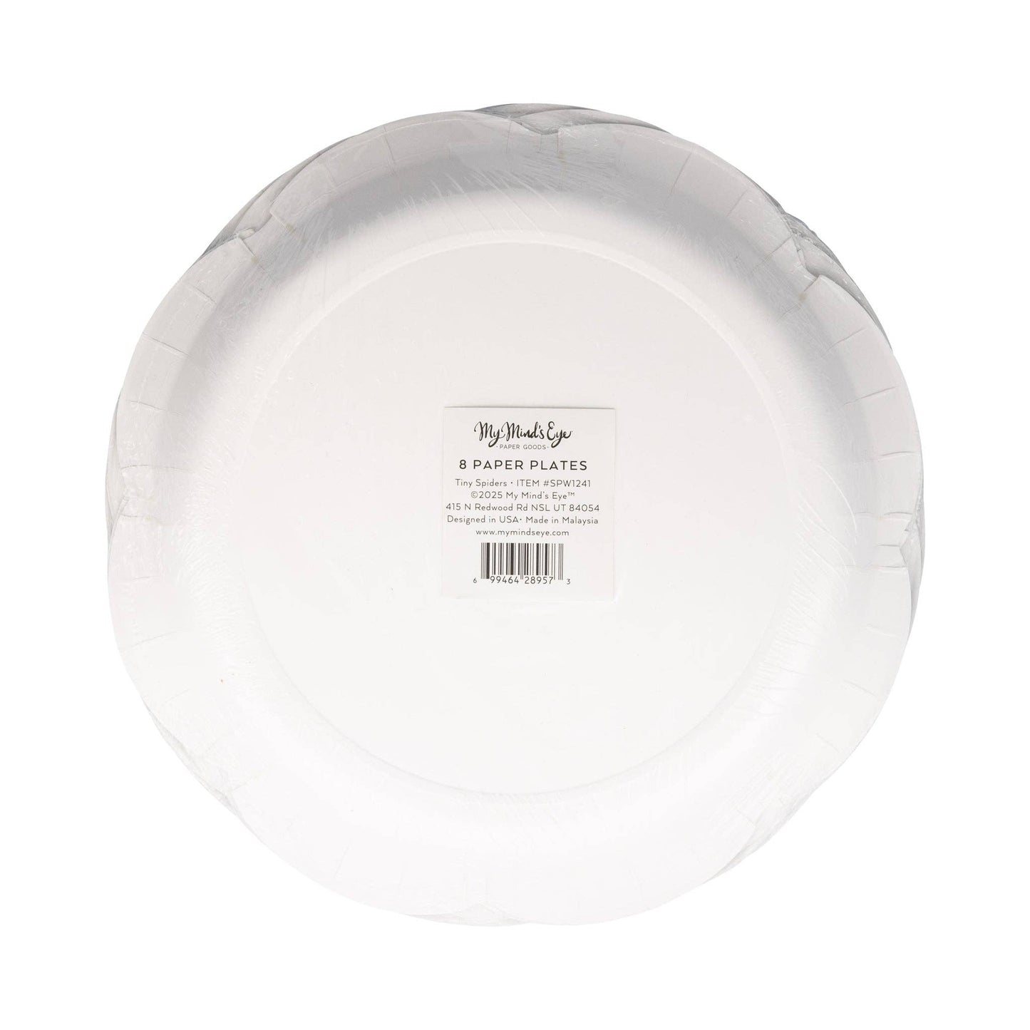 SPW1241 - Tiny Spider Paper Plate - Bria Blair Creative