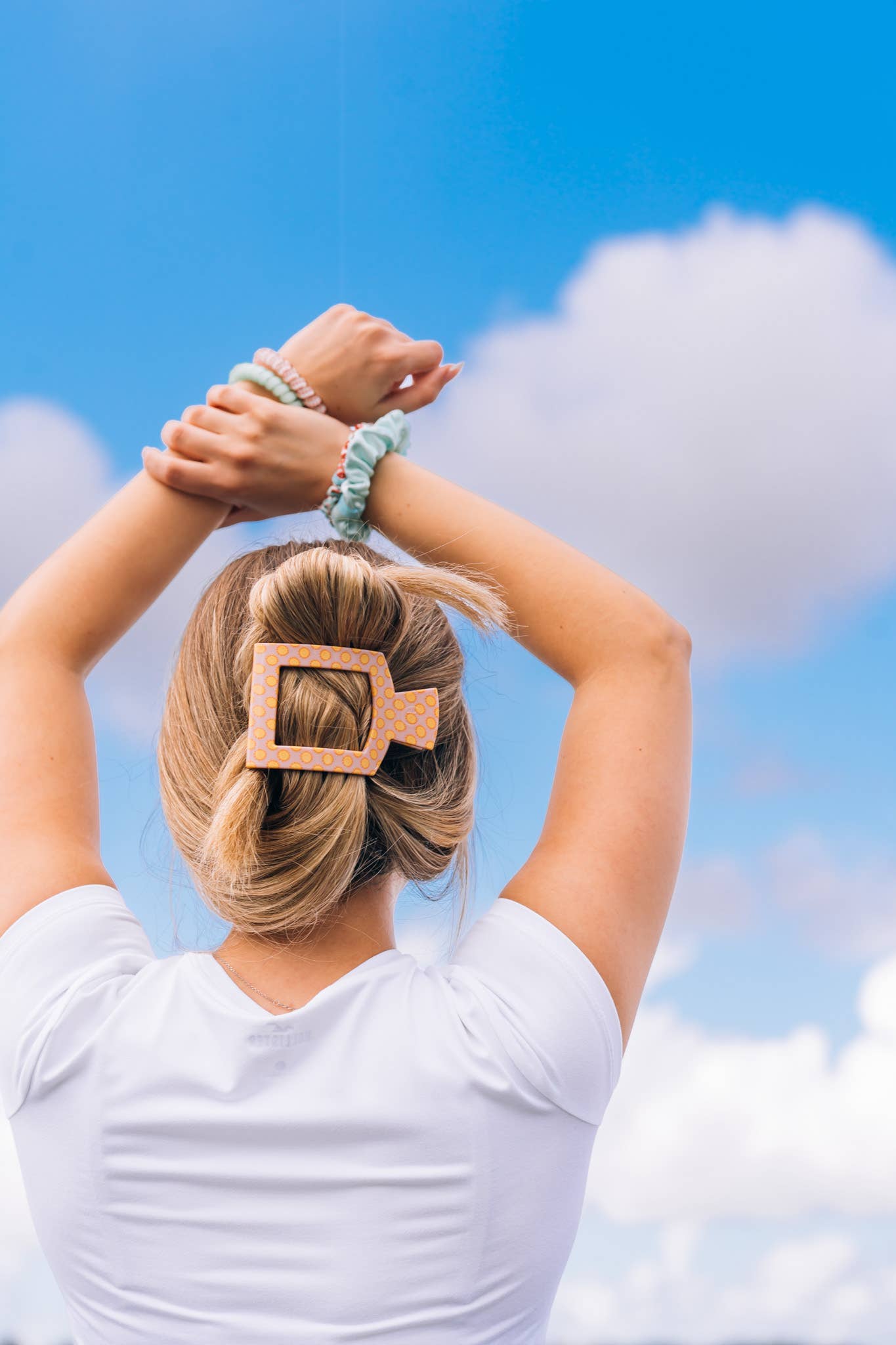 Square Flat Hair Clip | Large | Sunny Days Ahead - Bria Blair Creative