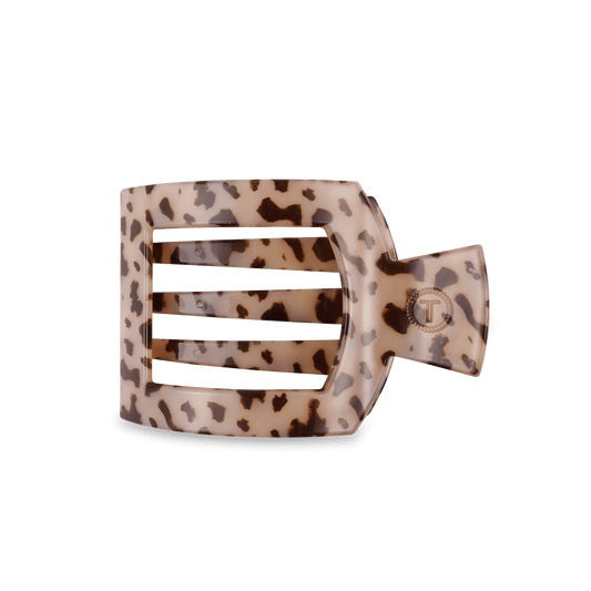 Square Flat Hair Clip | Med. | Blonde Tortoise - Bria Blair Creative