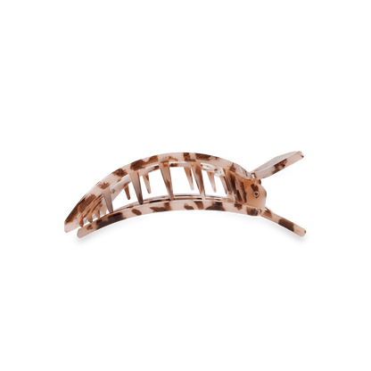 Square Flat Hair Clip | Med. | Blonde Tortoise - Bria Blair Creative