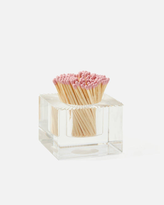 Square Match Striker | Light Pink Matches - Bria Blair Creative