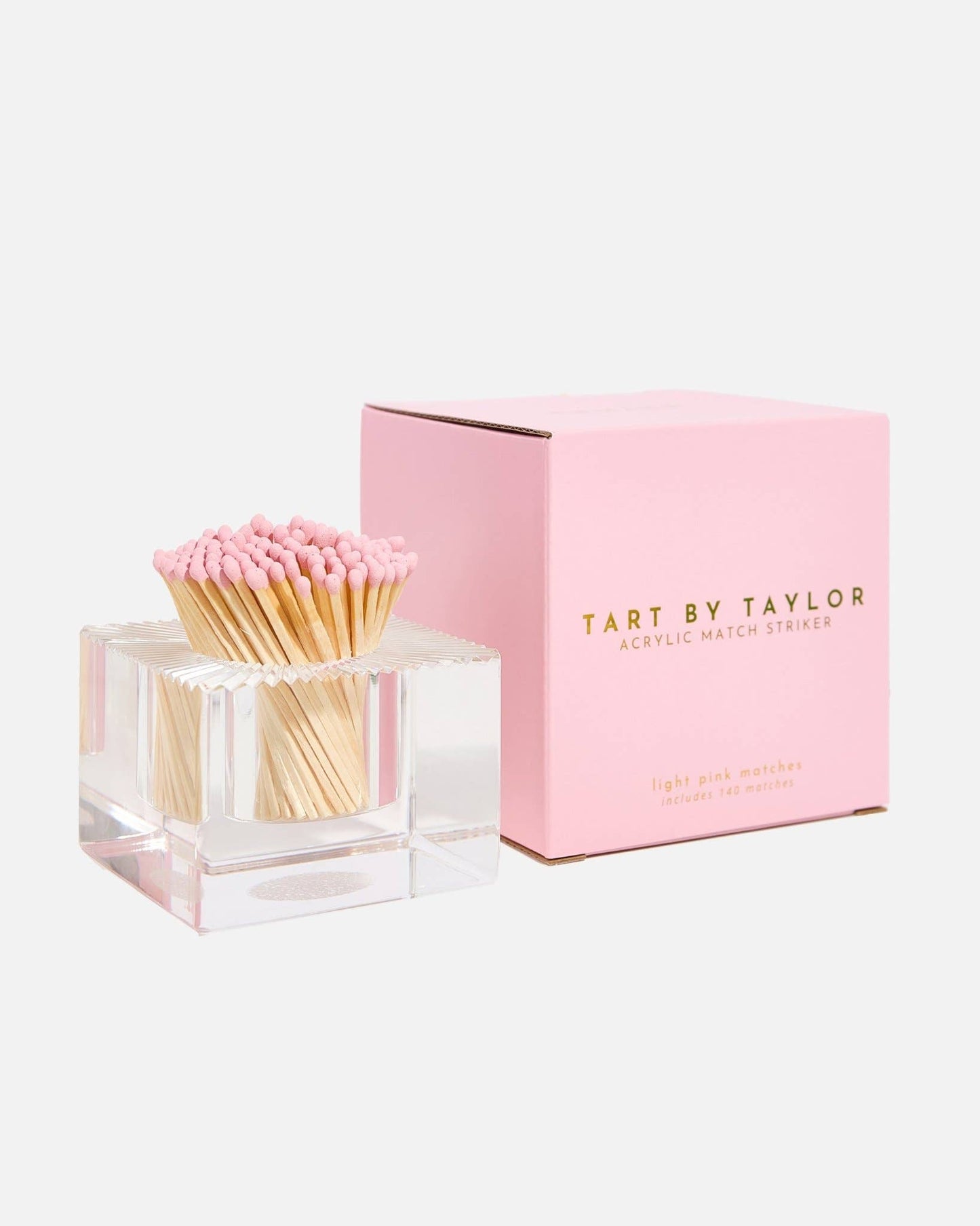 Square Match Striker | Light Pink Matches - Bria Blair Creative