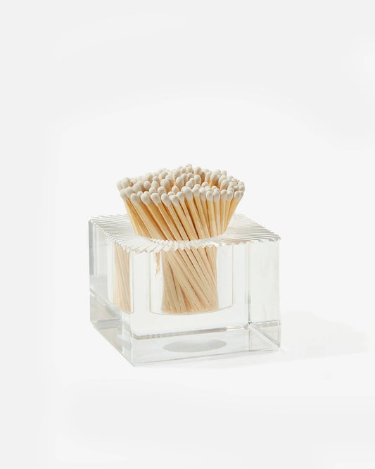 Square Match Striker | White Matches - Bria Blair Creative