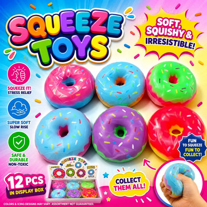 Squeeze Donuts #2 – Super Soft Slow-Rise Donut Squishies - Bria Blair Creative