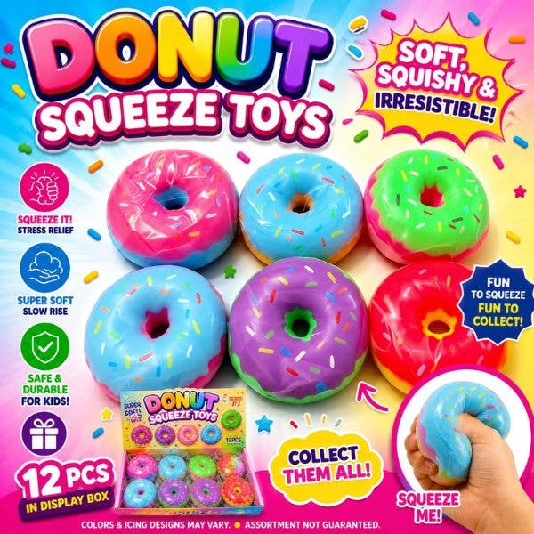 Squeeze Donuts #2 – Super Soft Slow-Rise Donut Squishies - Bria Blair Creative
