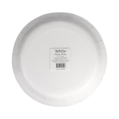 SSC1141 - Silver Disco 9" Plate - Bria Blair Creative