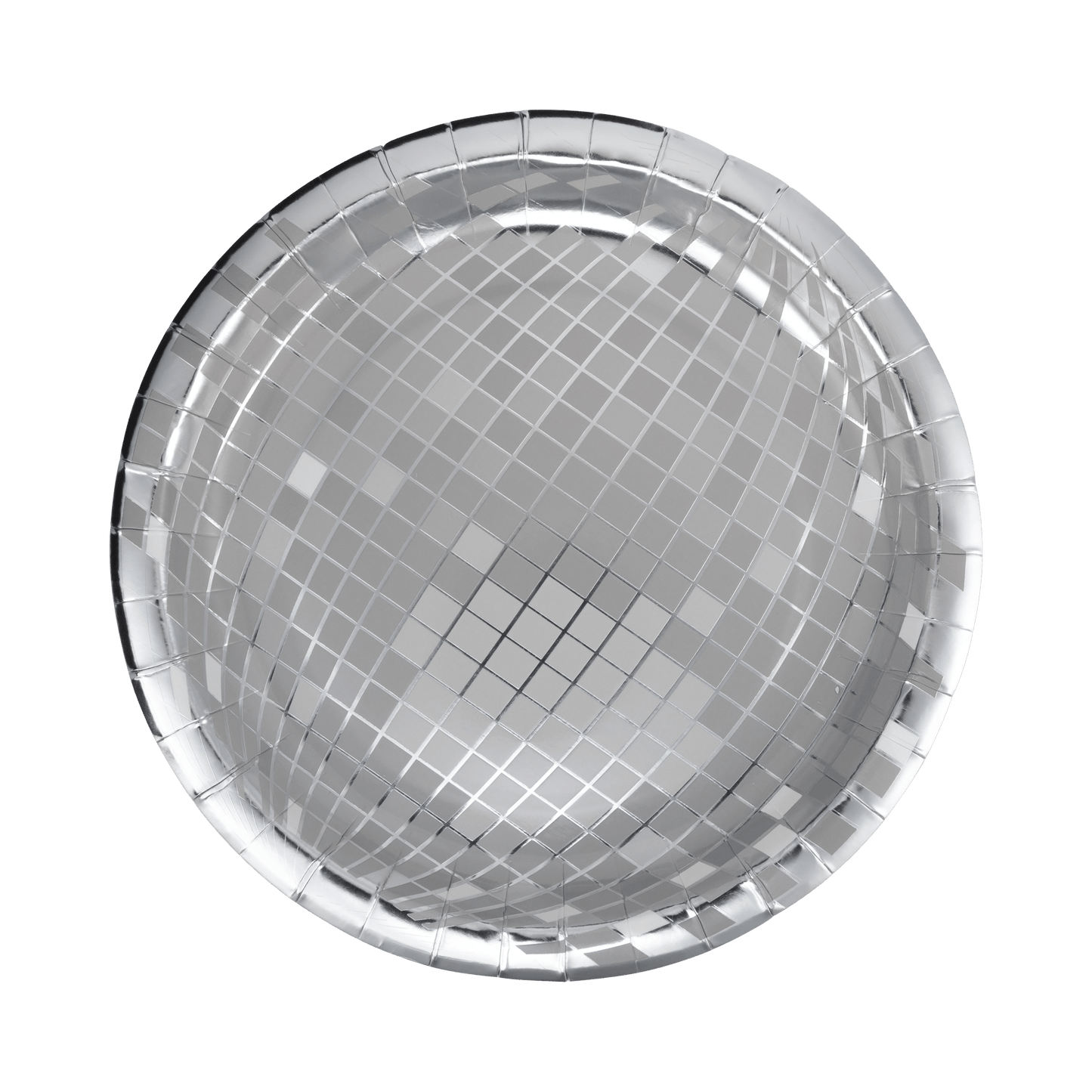 SSC1141 - Silver Disco 9" Plate - Bria Blair Creative