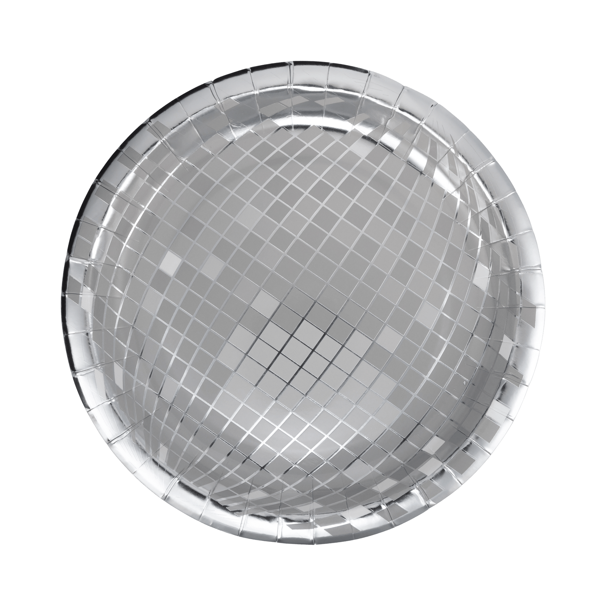 SSC1141 - Silver Disco 9" Plate - Bria Blair Creative