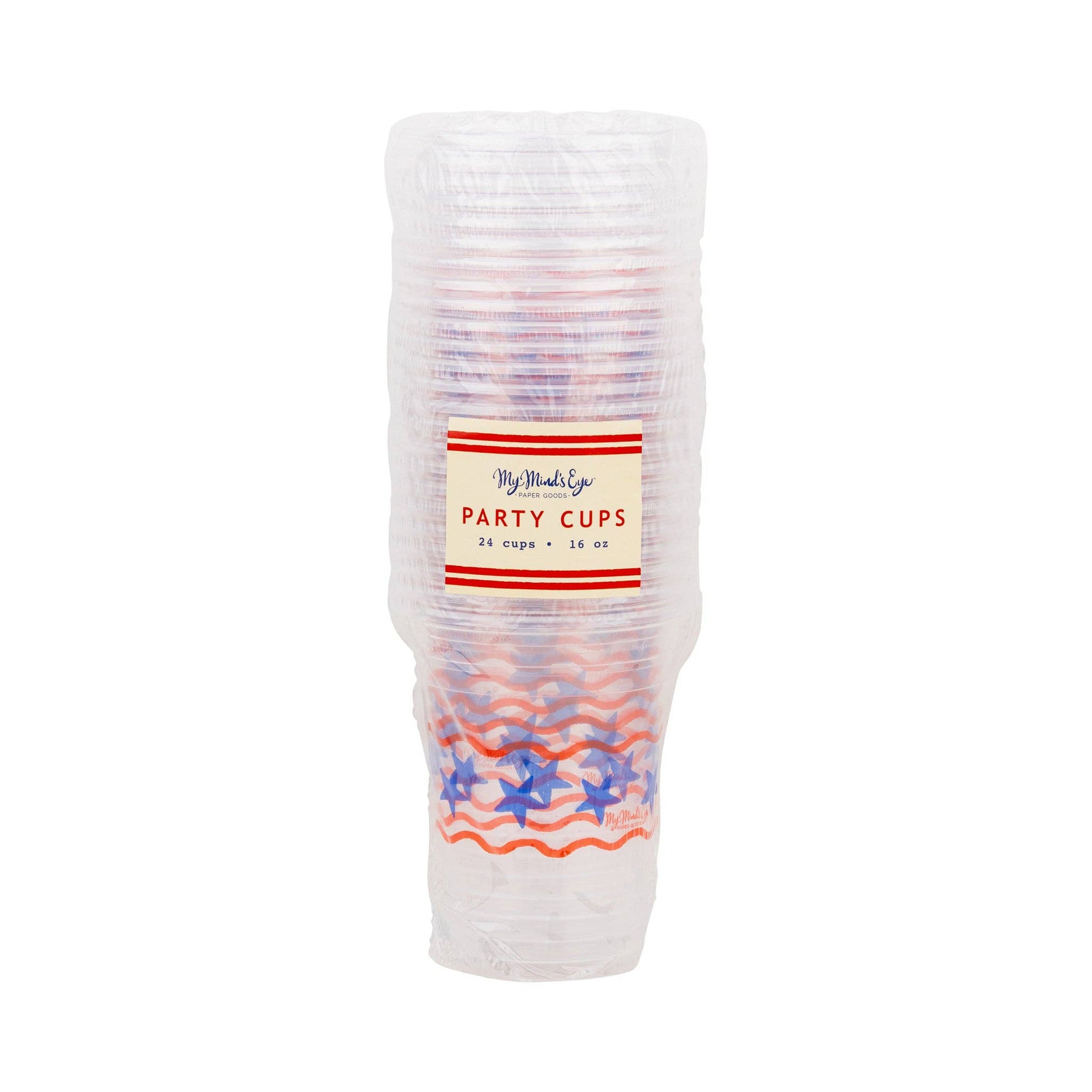 SSP1210 - Star Clear Plastic Cups - Bria Blair Creative