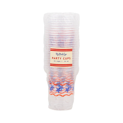 SSP1210 - Star Clear Plastic Cups - Bria Blair Creative