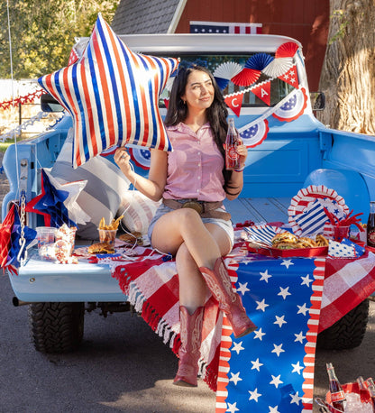 SSP1215 - Stars and Stripes Table Runner - Bria Blair Creative