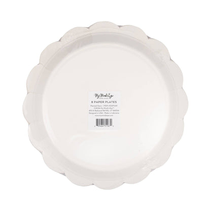 SSP1241 - Blue Stars Paper Plate - 9" - Bria Blair Creative