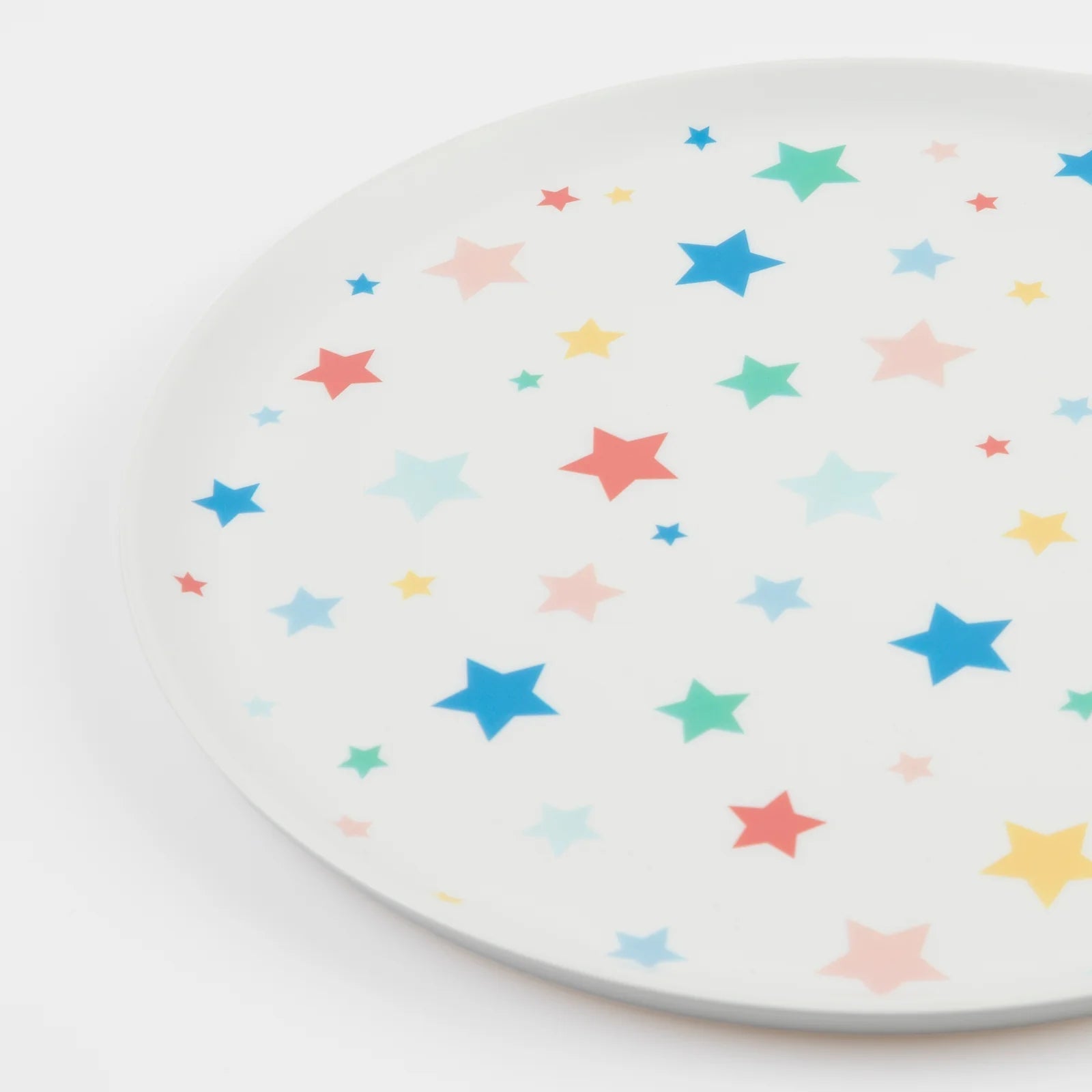 Star Pattern Reusable Plates - Set of 6 Large Plates - Bria Blair Creative