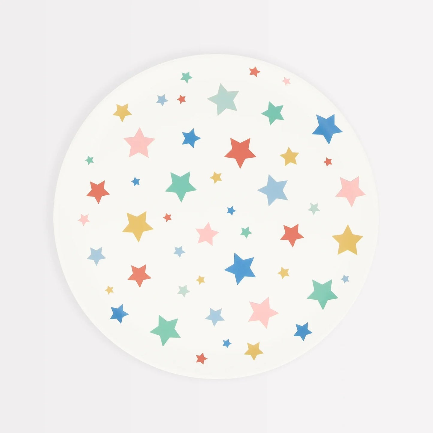 Star Pattern Reusable Plates - Set of 6 Small Plates - Bria Blair Creative