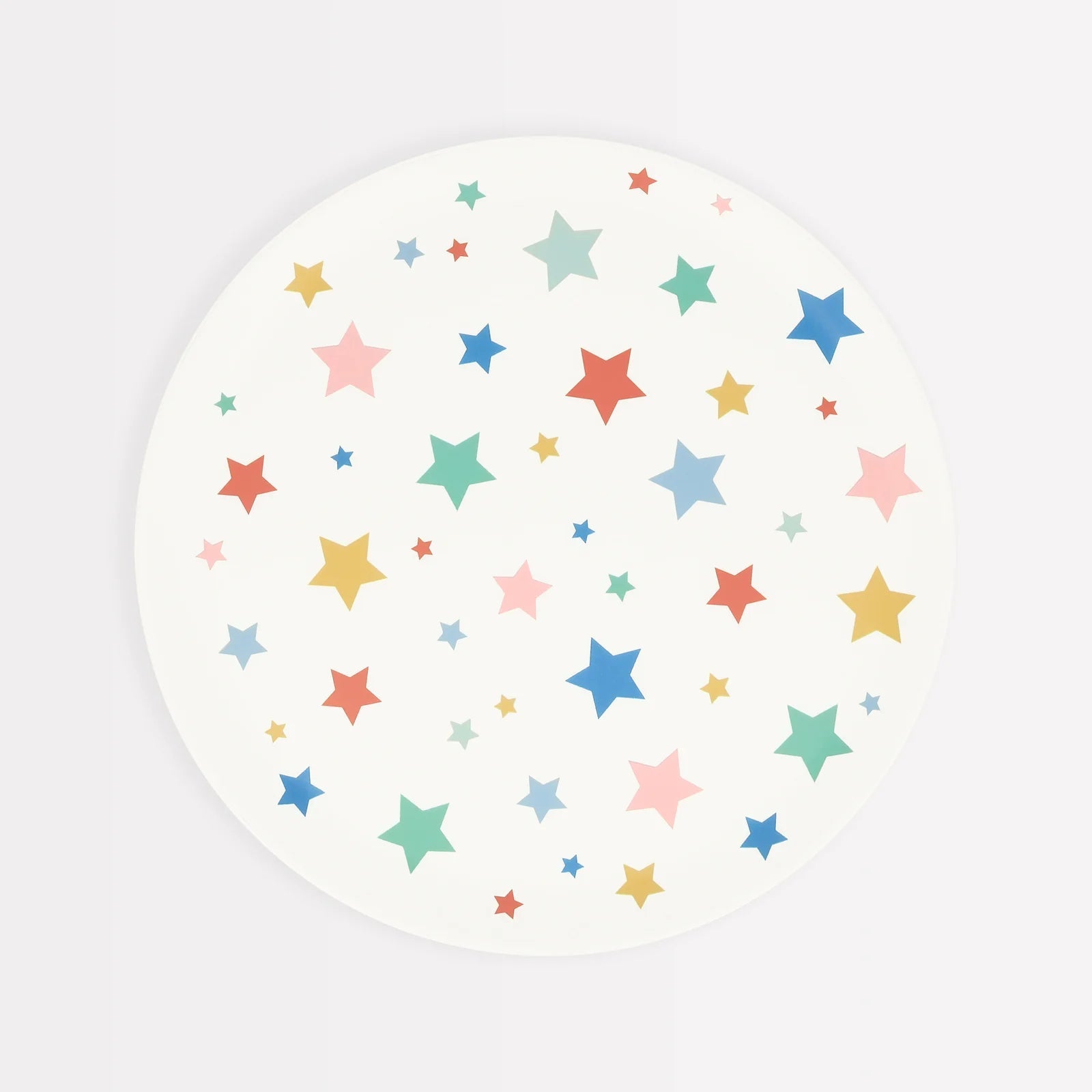 Star Pattern Reusable Plates - Set of 6 Small Plates - Bria Blair Creative