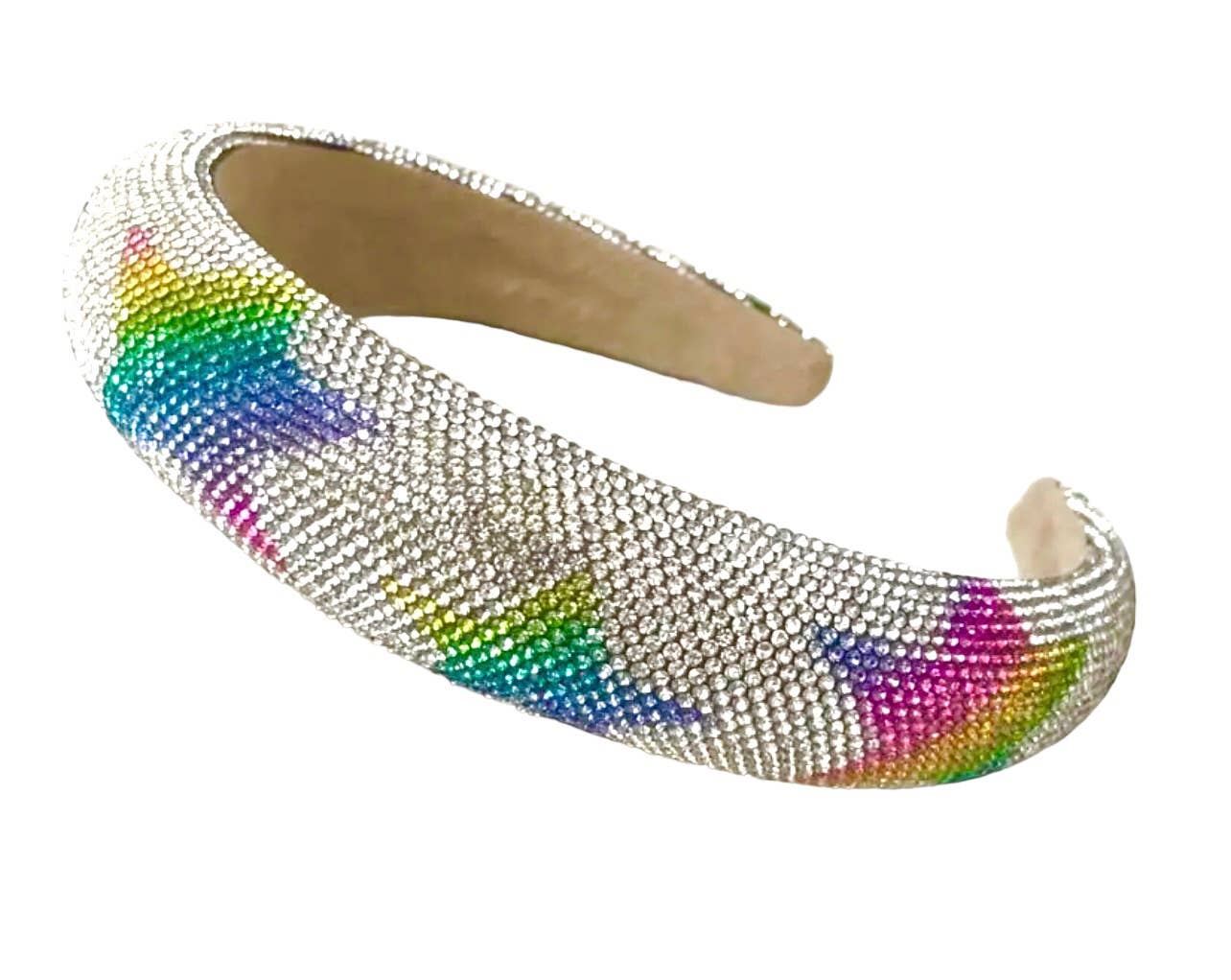 Star Rainbow Crystal Studded Fashion Headband - Bria Blair Creative
