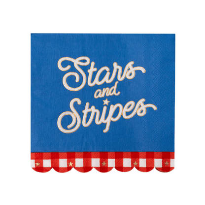 STARS AND STRIPES LARGE NAPKINS - Bria Blair Creative