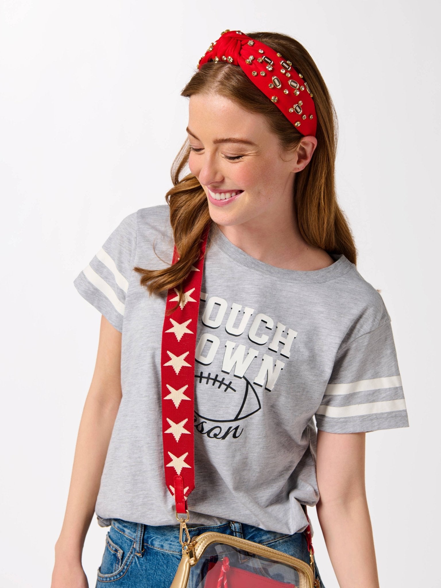 STARS GAME DAY STRAP: RED - Bria Blair Creative