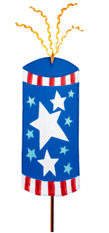 Stars & Stripes Firecracker Yard Display - Bria Blair Creative