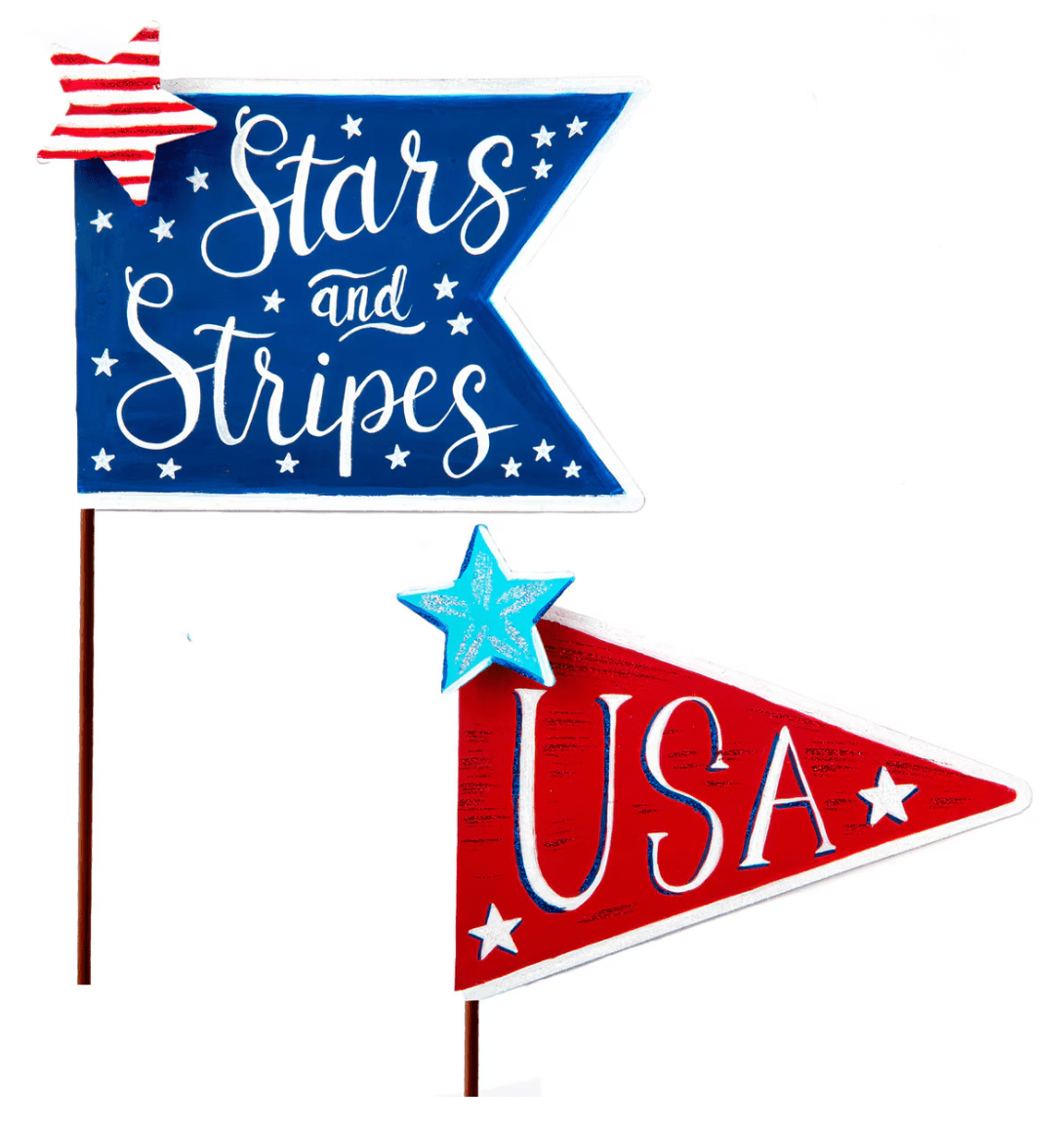 Stars & Stripes Pennant - Bria Blair Creative