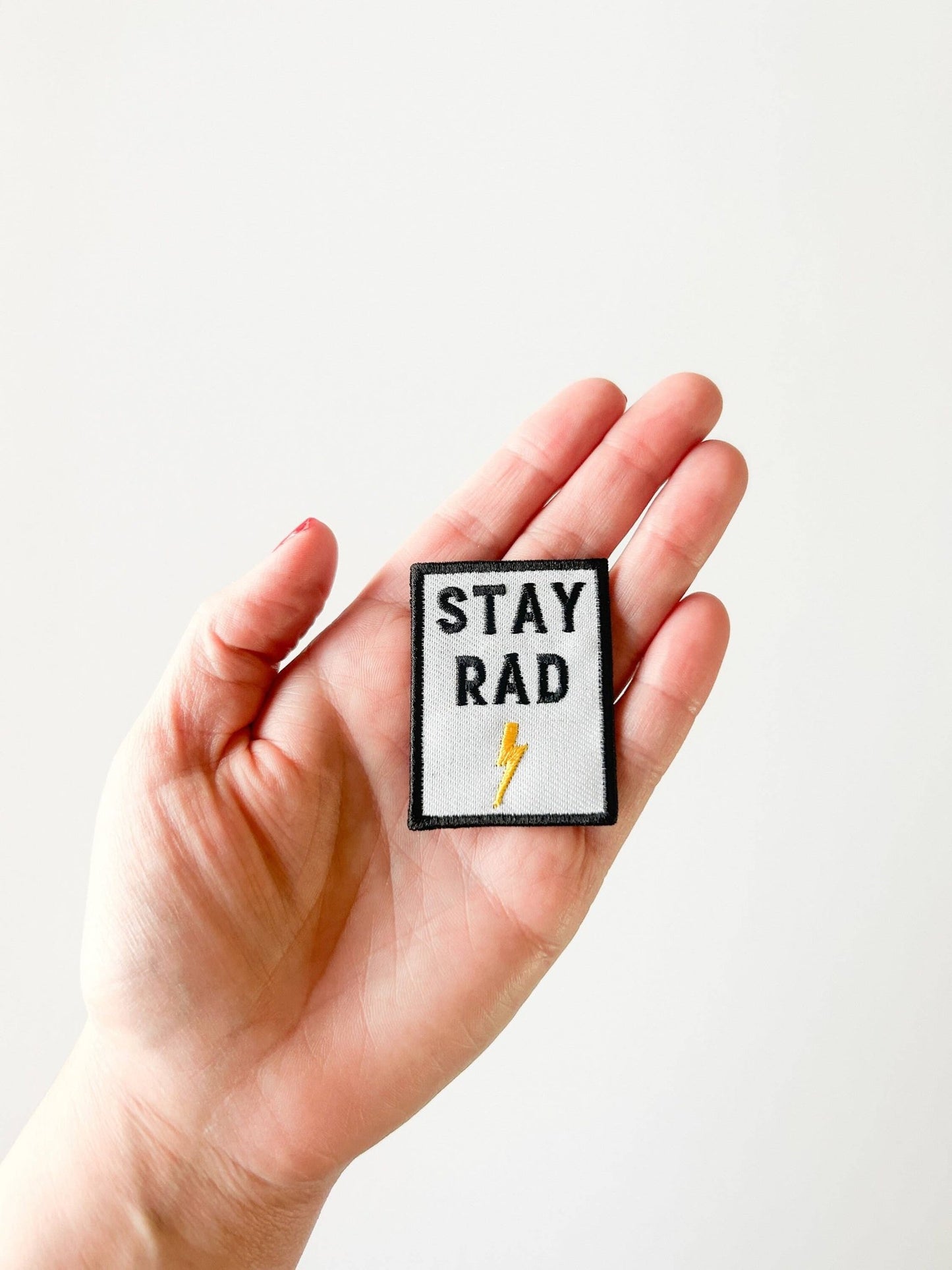Stay Rad Embroidered Iron - On Patch - Bria Blair Creative