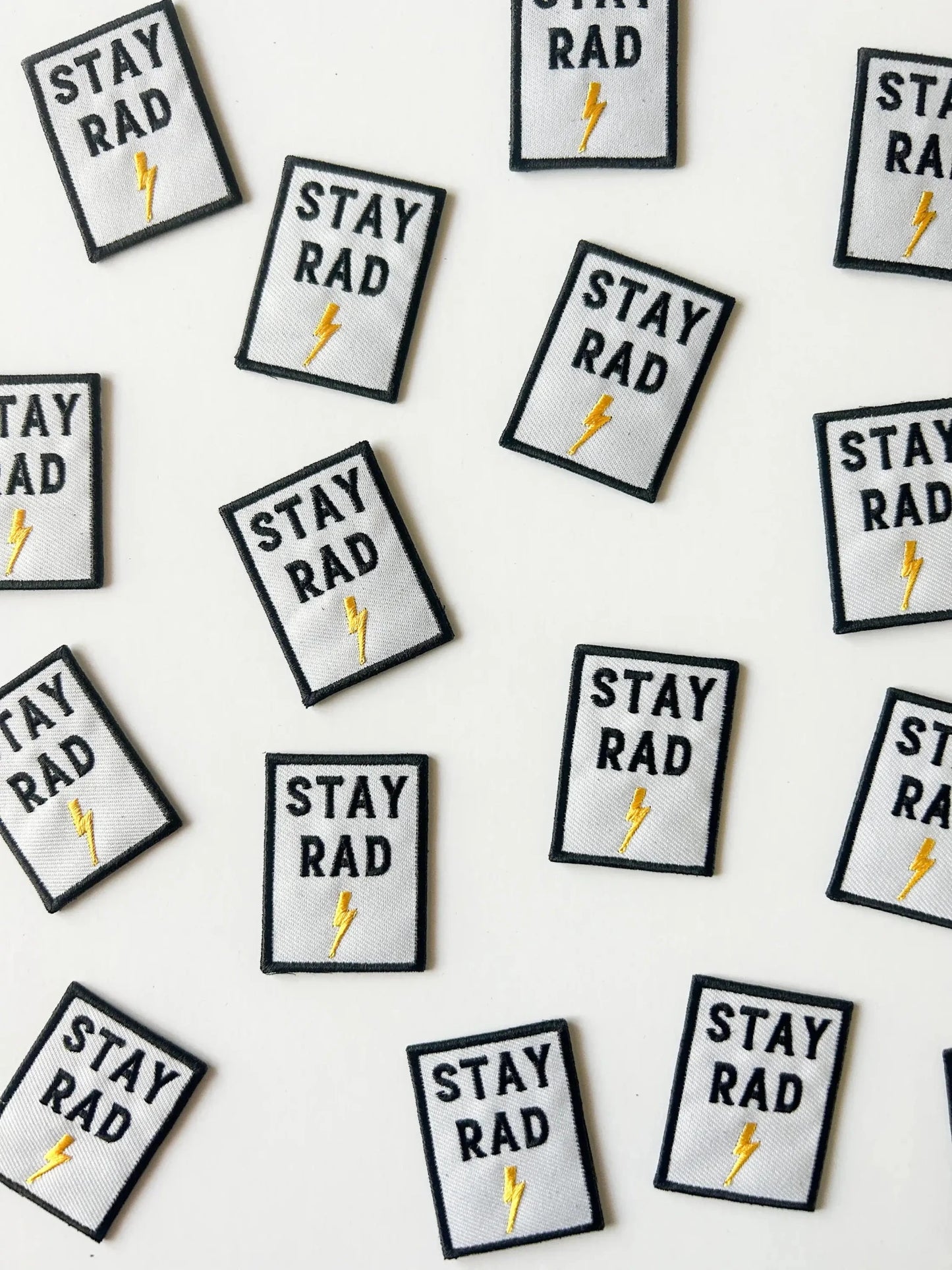 Stay Rad Embroidered Iron - On Patch - Bria Blair Creative