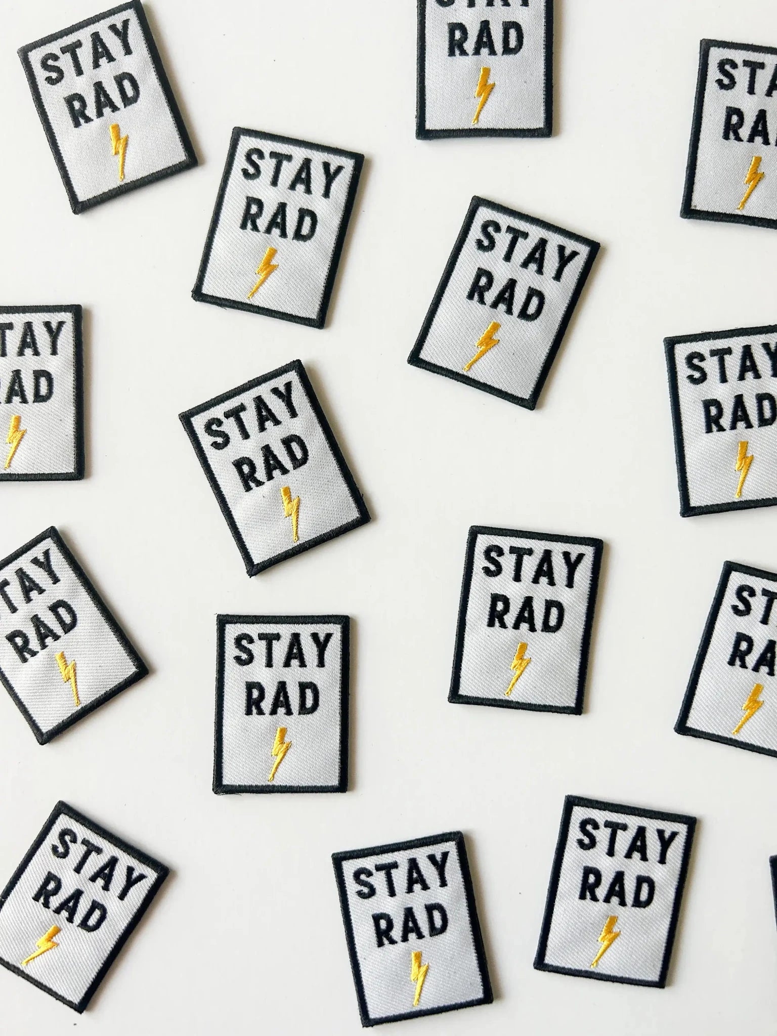 Stay Rad Embroidered Iron - On Patch - Bria Blair Creative