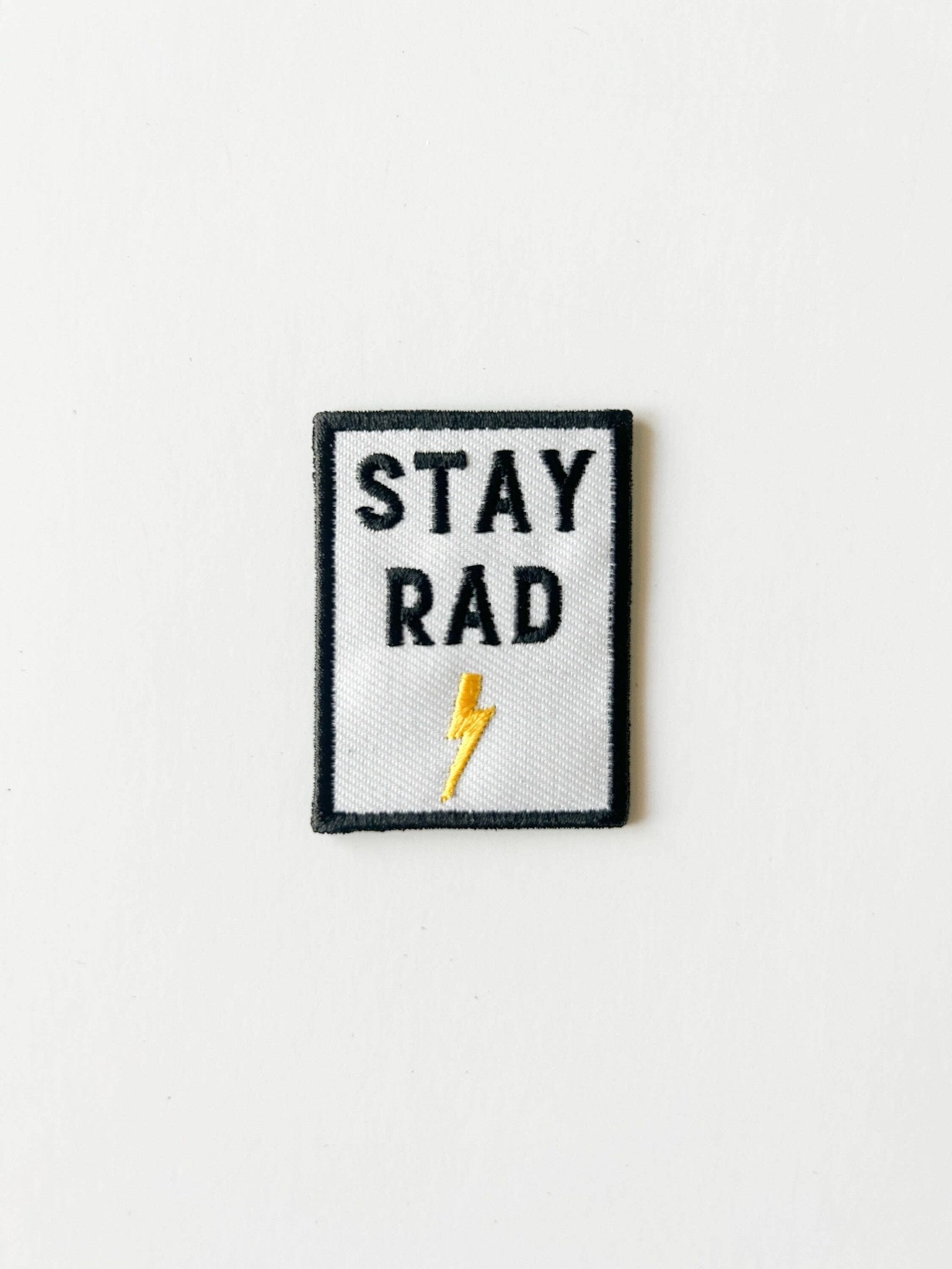 Stay Rad Embroidered Iron - On Patch - Bria Blair Creative