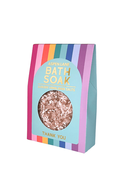 Stripe Gift Himalayan Bath Salt Gift Thank you teacher gift - Bria Blair Creative