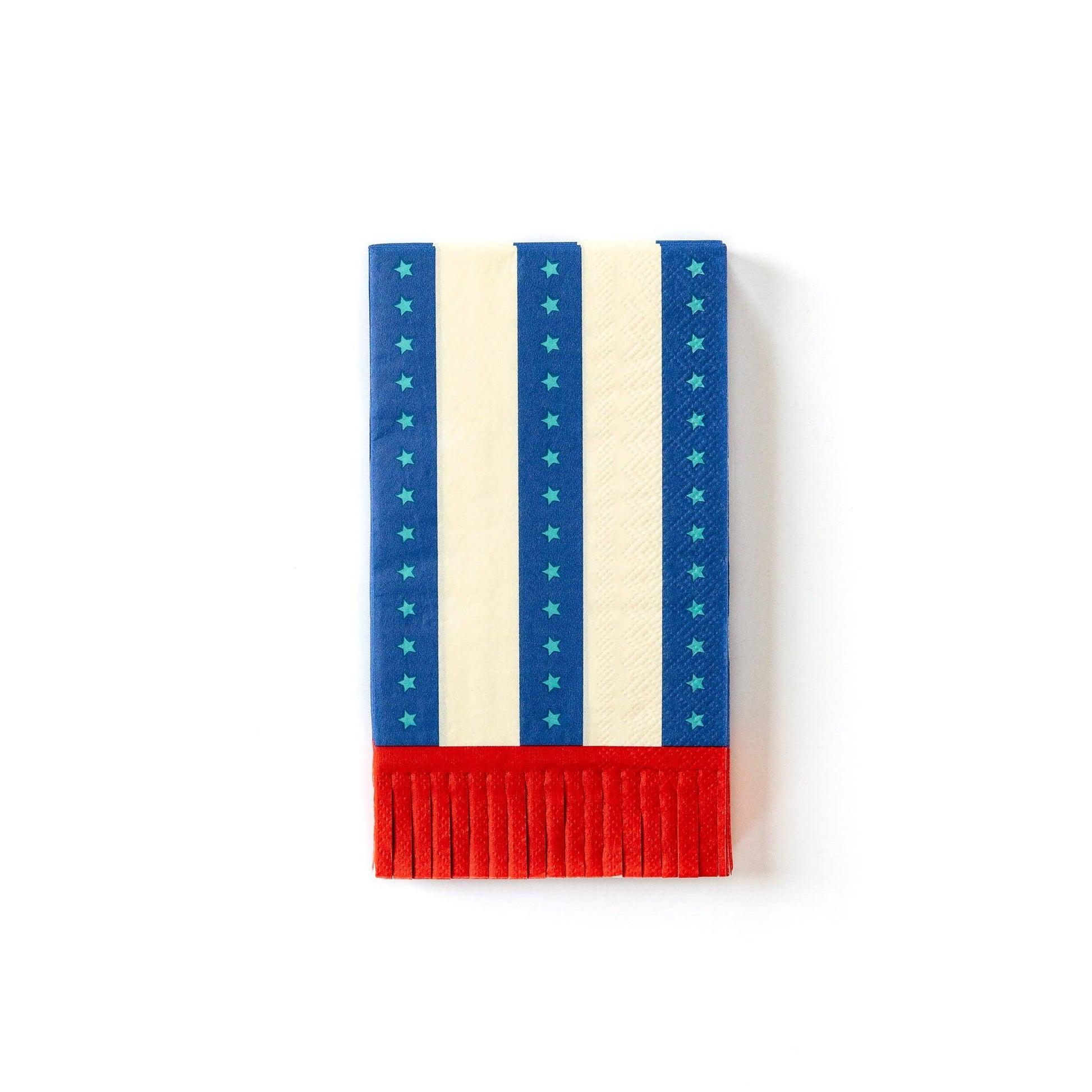 Stripes with Fringe Guest Towel Napkin - Bria Blair Creative