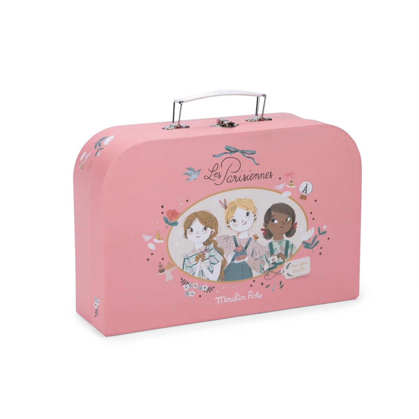 Suitcase - New Tea Party Metal Set The Parisiennes - Bria Blair Creative