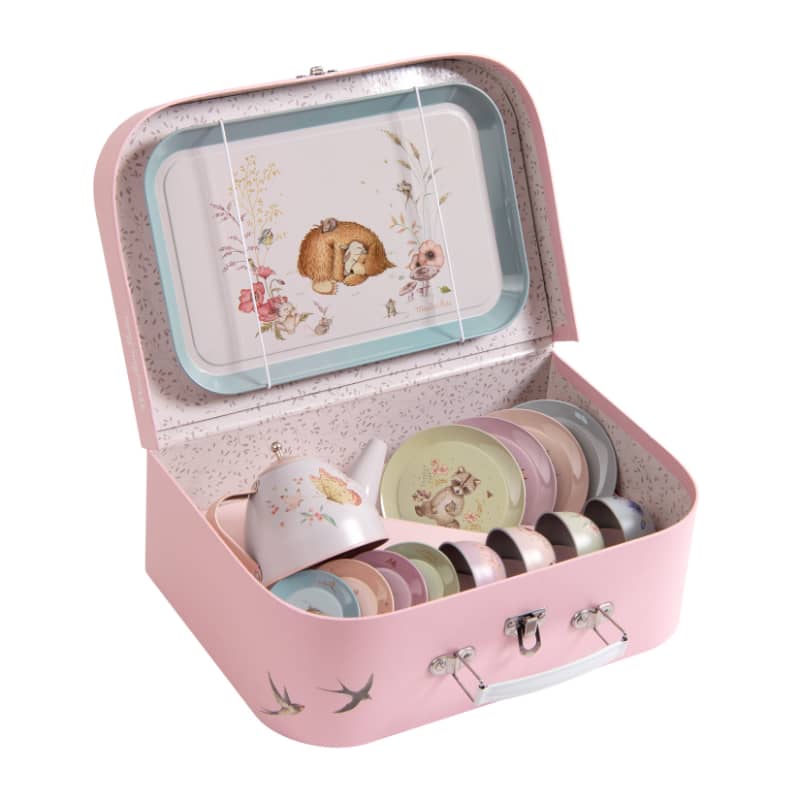 Suitcase - Tea Party Metal Set The Rosalies - Bria Blair Creative